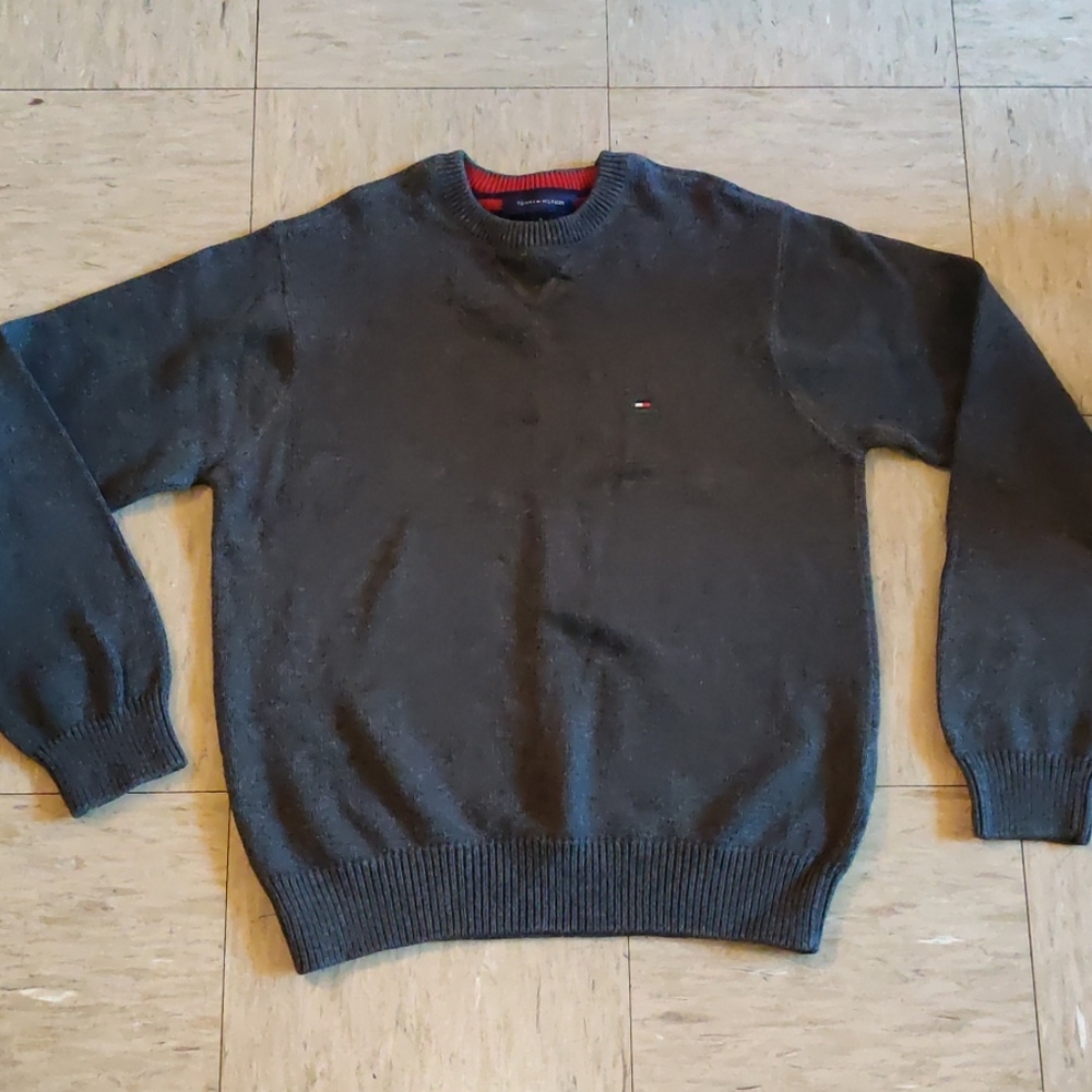 Men's Tommy Hilfiger Gray Sweater M